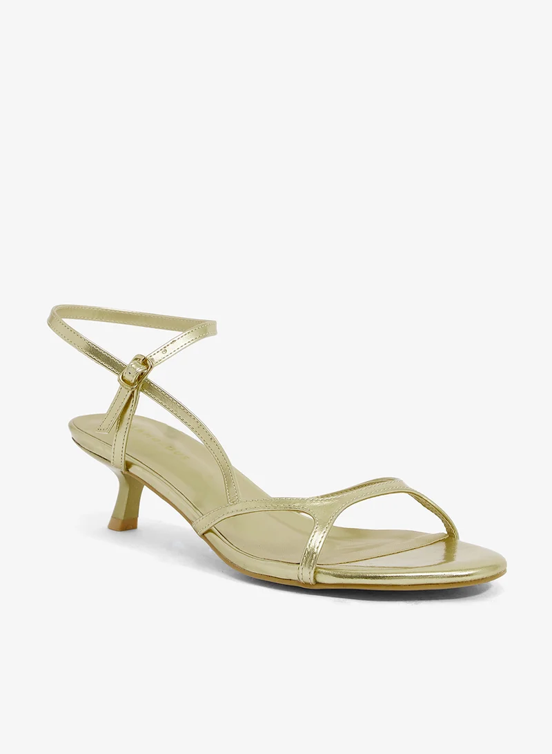 جلاموروس صنادل بكعب قطة بحمالات كاجوال