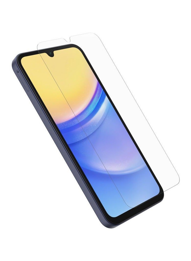 بروستايل واقي شاشة سامسونج جالكسي A15 - زجاج مقوى 9H، مضاد للخدش، خالٍ من الفقاعات، شفاف عالي الوضوح، مناسب للحافظات - Image 1