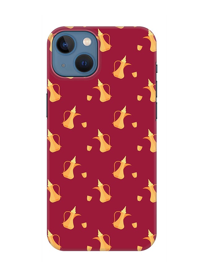 Case for Apple iPhone 14 Plus Case Slim Snap Classic Series Mobile Cover Hard PC Shield Matte Finish Print - Pouring Dallah