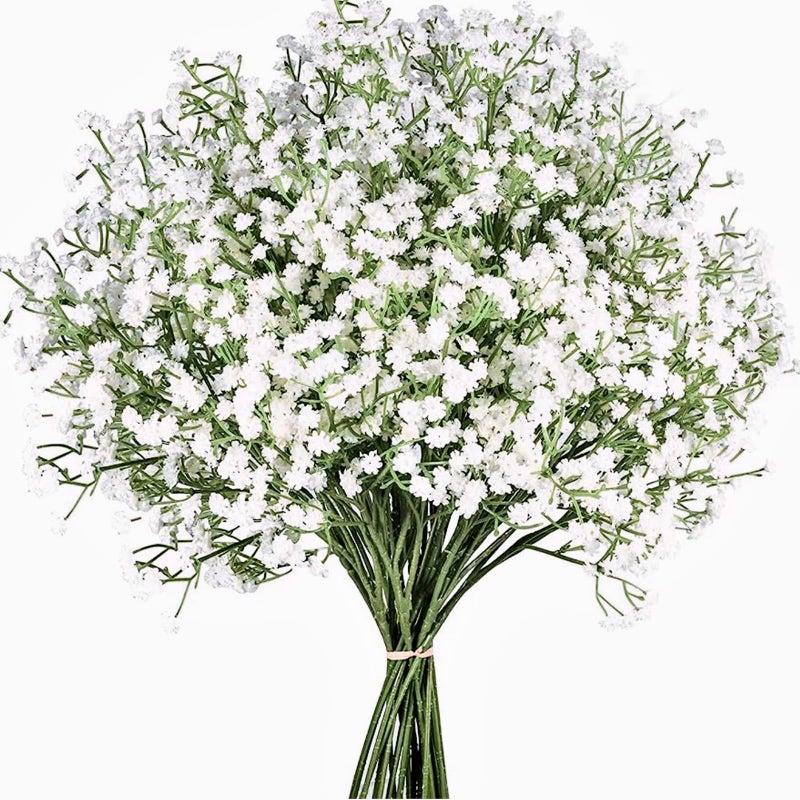 LYLYFAN Babys Breath Artificial Flowers6 Pcs Gypsophila Real Touch Flowers for Wedding Party Home Garden Decoration
