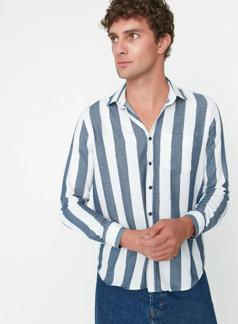 trendyol Striped Regular Fit Shirt