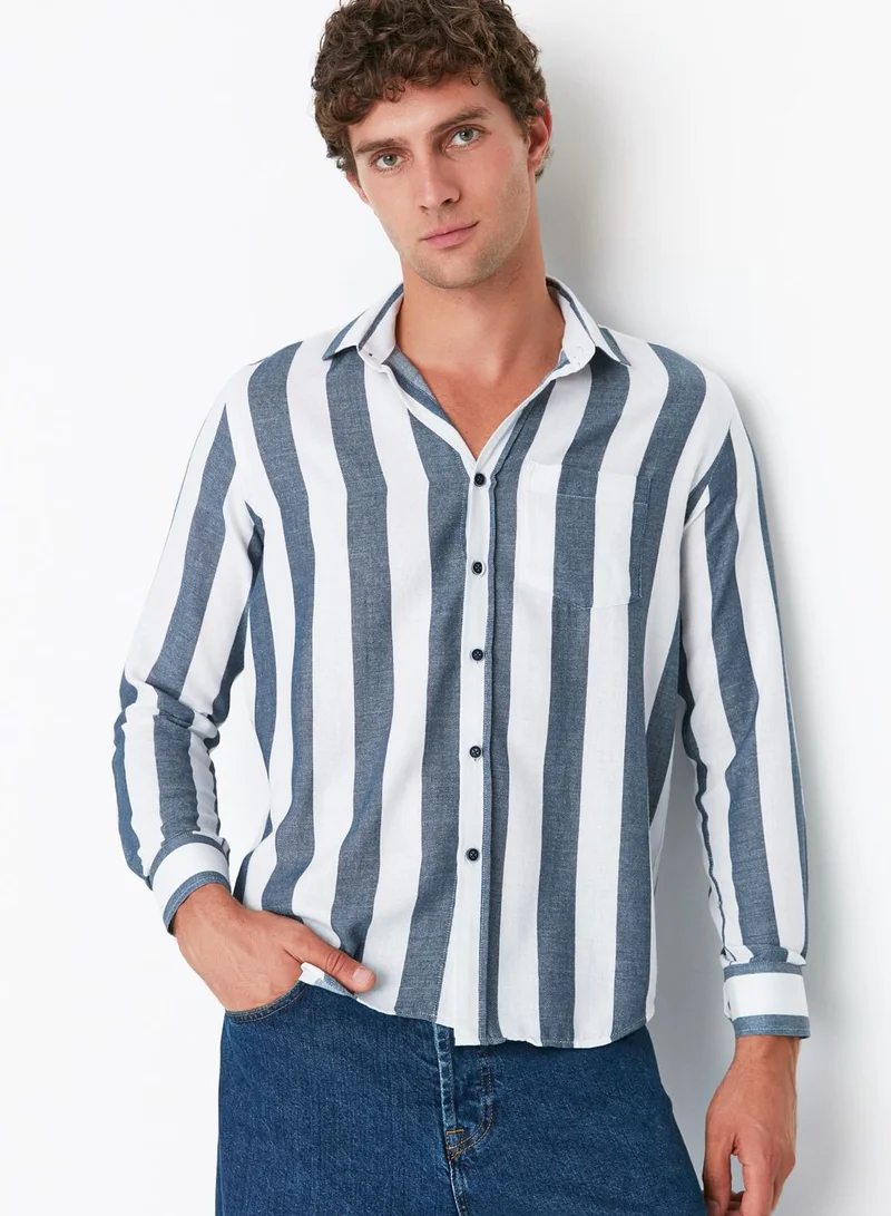 trendyol Striped Regular Fit Shirt