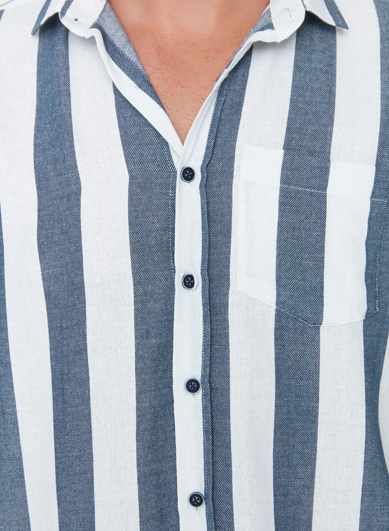 trendyol Striped Regular Fit Shirt