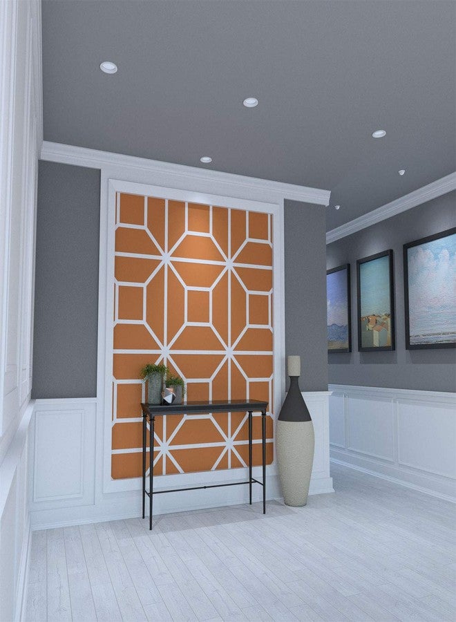 Ekena Millwork 23 3/8"W x 23 3/8"H x 3/8"T Large Marion Decorative Fretwork Wall Panels in Architectural Grade PVC - Image 3