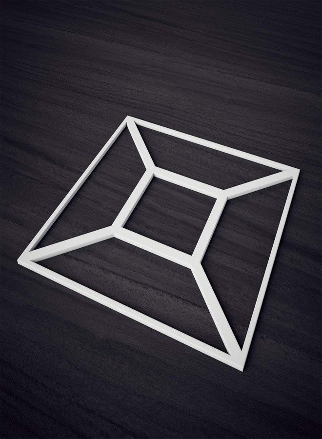 Ekena Millwork 23 3/8"W x 23 3/8"H x 3/8"T Large Marion Decorative Fretwork Wall Panels in Architectural Grade PVC - Image 5