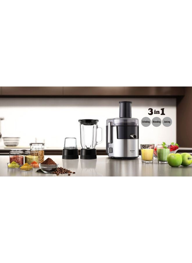 Panasonic 3-In-1 Blender 800 W MJDJ31 Grey/Black/Clear - Image 4