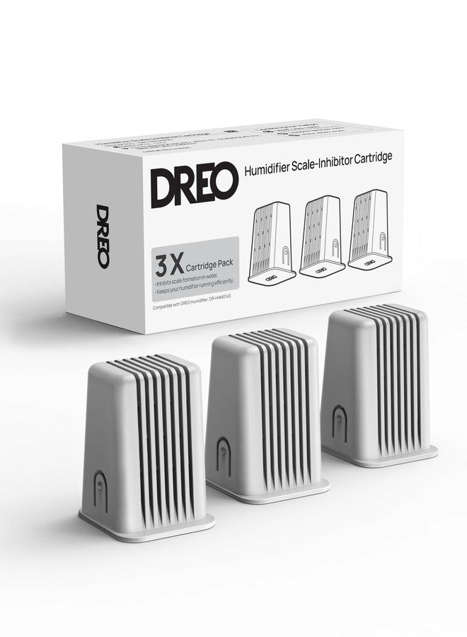 DREO Demineralization Cartridge 3-Pack for Evaporative Humidifier, Compatible with DREO Humidifier 774S, Improve Water Quality, Healthier Mist Output, Eliminate White Dust, Easy to Clean, Replaceable - Image 1