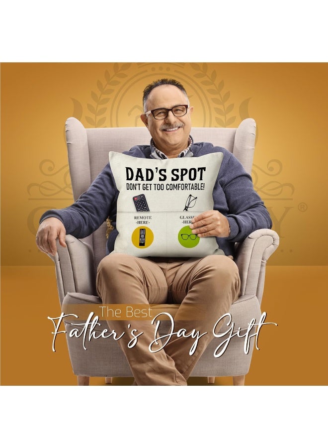 Kies Gift® Double-Sided Gifts for Dad Gifts from Daughter Daddy Gifts with Pockets Cushion Covers 18x18 Inches Dad Gifts from Son Dad Birthday Gifts Daddy Birthday Gifts Birthday Gift for Dad  - Image 5