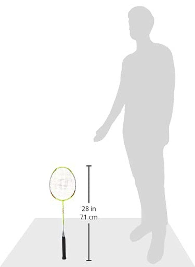 ترايامف مضرب تنس الريشة Triumph Turbo المصنوع من مركب الجرافيت خفيف الوزن مع حقيبة Cosmic-3R ذات حجرة واحدة، رمادي/أحمر - Image 4
