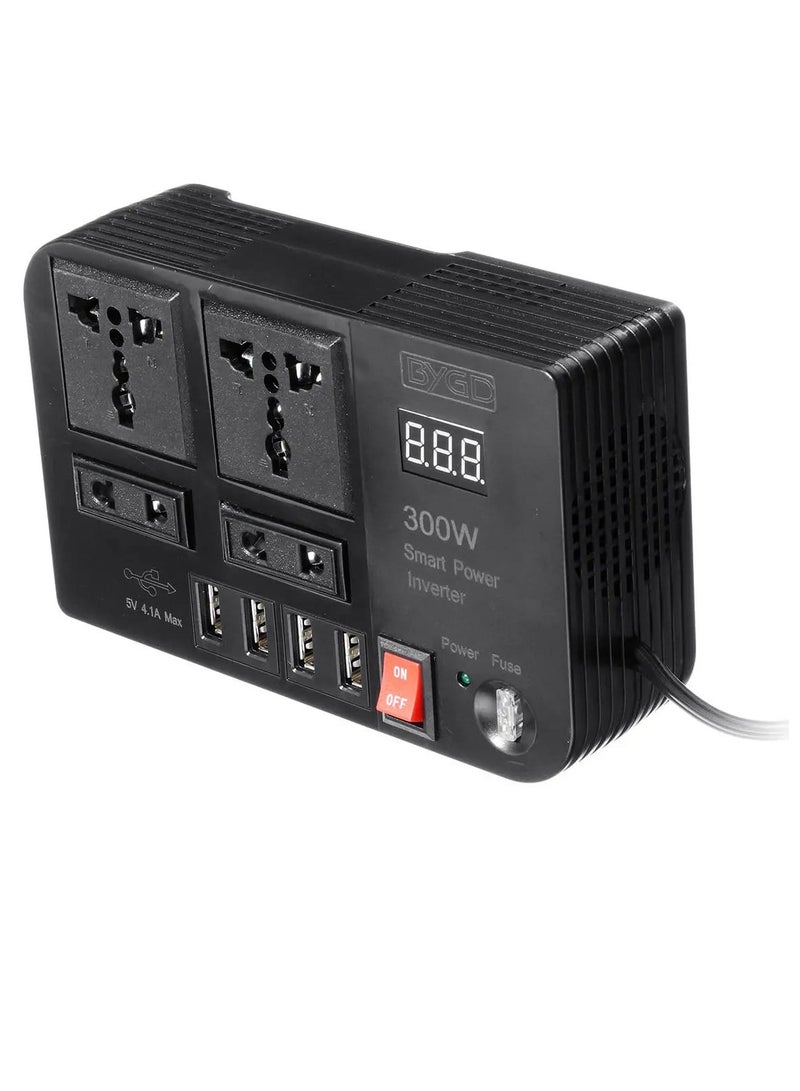 BYGD 300W Power Inversor Supply Car Charger Adapter - Image 2