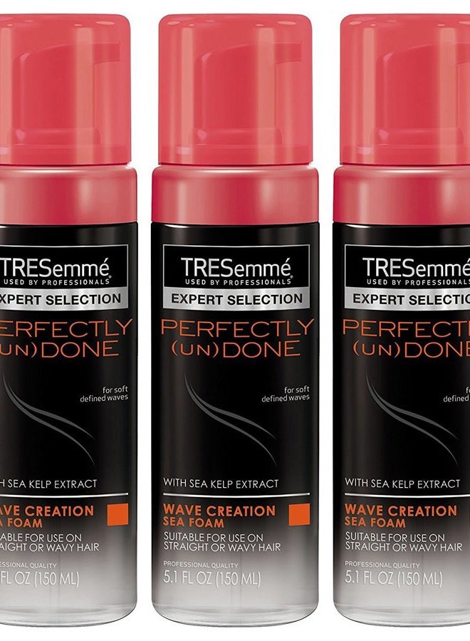 TRESemmé Tresemme Sea Foam 5.1 Ounce Perfectly (Un) Done (150ml) (3 Pack) - Image 1