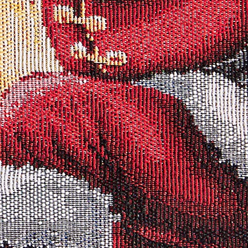 Violet Linen Decorative Christmas Santa Claus Design Tapestry  13"" X 70"" Table Runner - Image 4