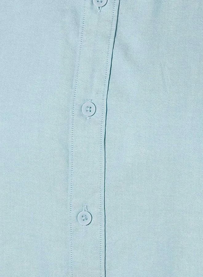 Splash FAV Basic Regular Fit Button Down Collar Textured Long Sleeves Shirt