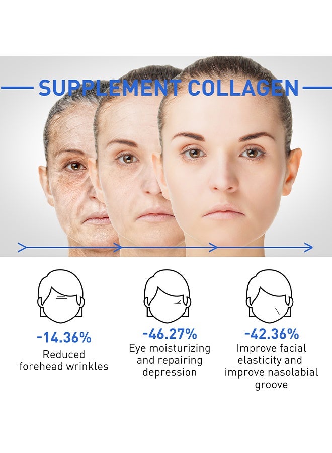 West&Month Anti-Aging Collagen Serum Suitable For All Skin- Fade Dark Spot Removal Pigment Melanin Correcting Nourishing Brighten Face Skin Care Essence - Image 5