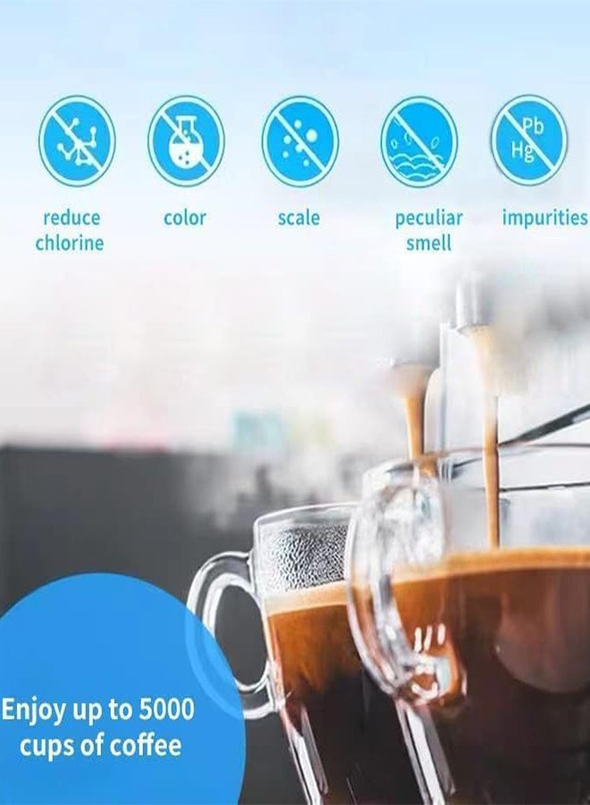 RATSAW 2 Pcs Coffee Filter Compatible with CA6903/10 CA6903/22 CA6707/20 Fully Automatic Coffee Machines Dedicated Anti Lime Scale Water Purifier Coffee Machines Water Filter - Image 4