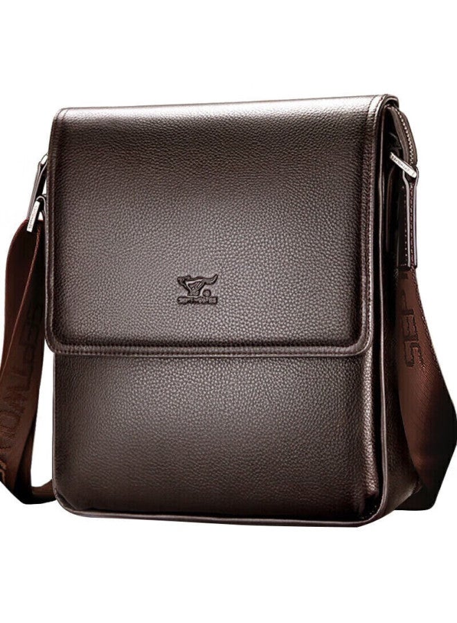 Septwolves Shoulder Crossbody Bag For Men, Genuine Top-grain Leather, Flip-top Magnetic Clasp, Portable Messenger Bag, Birthday Gift For Dad Or Boyfriend - Image 5