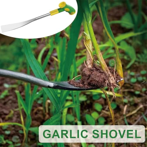 HASTHIP® Gardening Weeder Tool Manual Weeder, Stainless Steel Narrow Head Spade, Shovel Tool Weeding Tool with Rubberized Anti-slip T Handle, Multi Use Gardening Tool for Weeding, Digging - Image 5