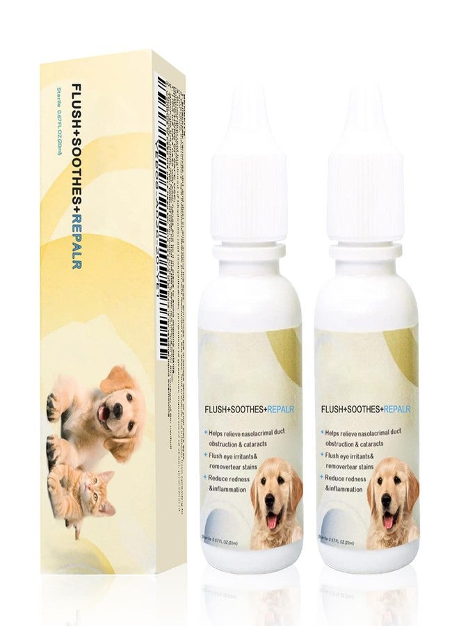 Agthyuve Dog Eye Drops, All Natural Cataract Drops For Dogs-Relieving Eye Itching Irritation & Dry, Dog Eye Infection Treatment & Removing Eye Stains Improving Clarity, Safe for All Animals (2 X 20 mL) - Image 1
