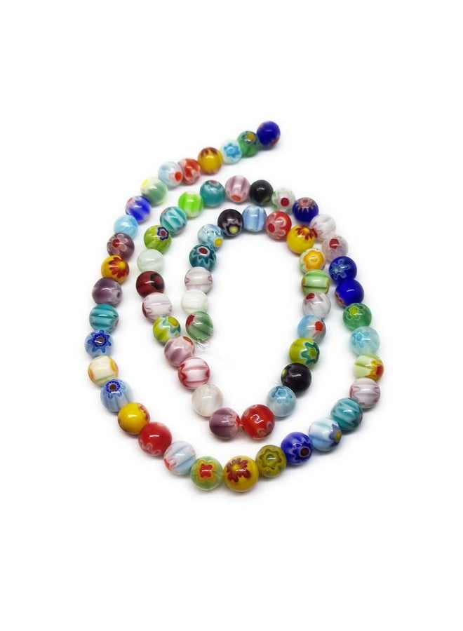 بيدنج ستيشن Bsi 16 حبلا من الخرز الزجاجي لزهرة ميلفيوري ~ (65 قطعة مستديرة 6 مم) - Image 1