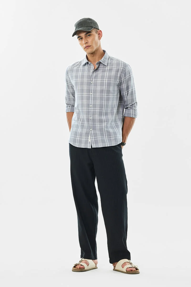 SNITCH بنطلون مخطط بقصة مستقيمة قطن %