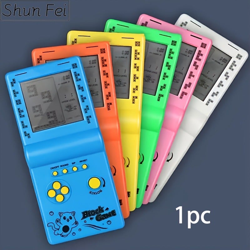 Shun Fei Portable Game Console - Blue, Yellow, White Options, Perfect Gift for Couples (Battery Not Included) - Image 1