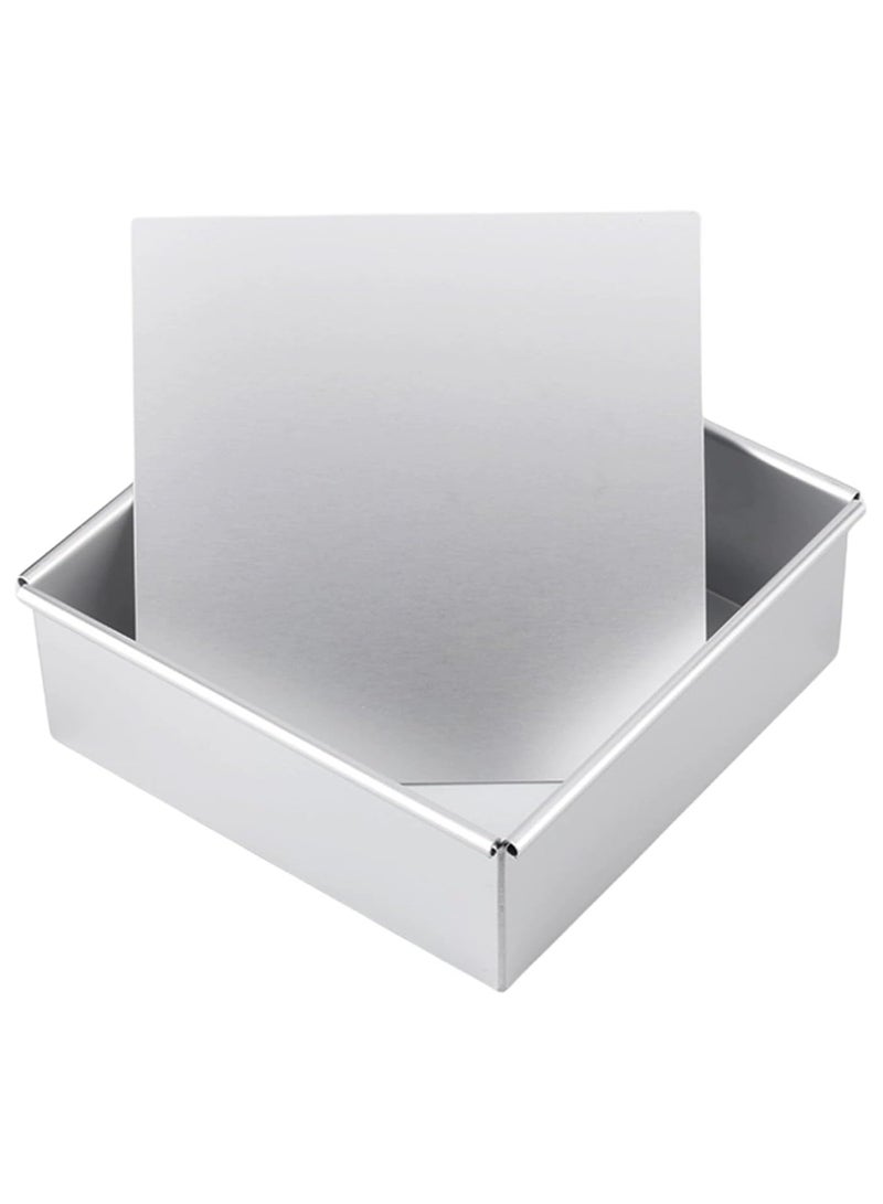 Arabest 10 Inches Cake Pan, DIY Square Non-Stick Cuisine Baking Pan- Non-Stick, Easy Clean, Easy Release, Durable Square Baking Pan, Bread Mold, and Loaf Pan - Image 1