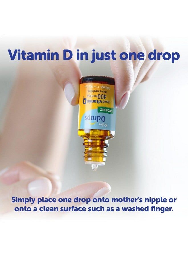 Ddrops Baby 400 IU, Vitamin D, 90 Drops 2.5mL (0.08 Fl. Oz (Pack of 1)) - Image 5
