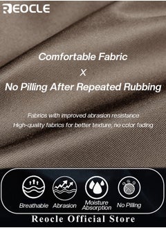 REOCLE Men's Casual Knit Blazer Business Suit Jacket Slim Fit 2 Button Lightweight Unlined Sport Coat Long-Sleeve Classic-fit Blazer  - Image 3