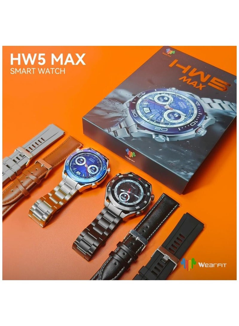Smartwatch HW5 Max HD Large Screen Wearfit Black - Image 3