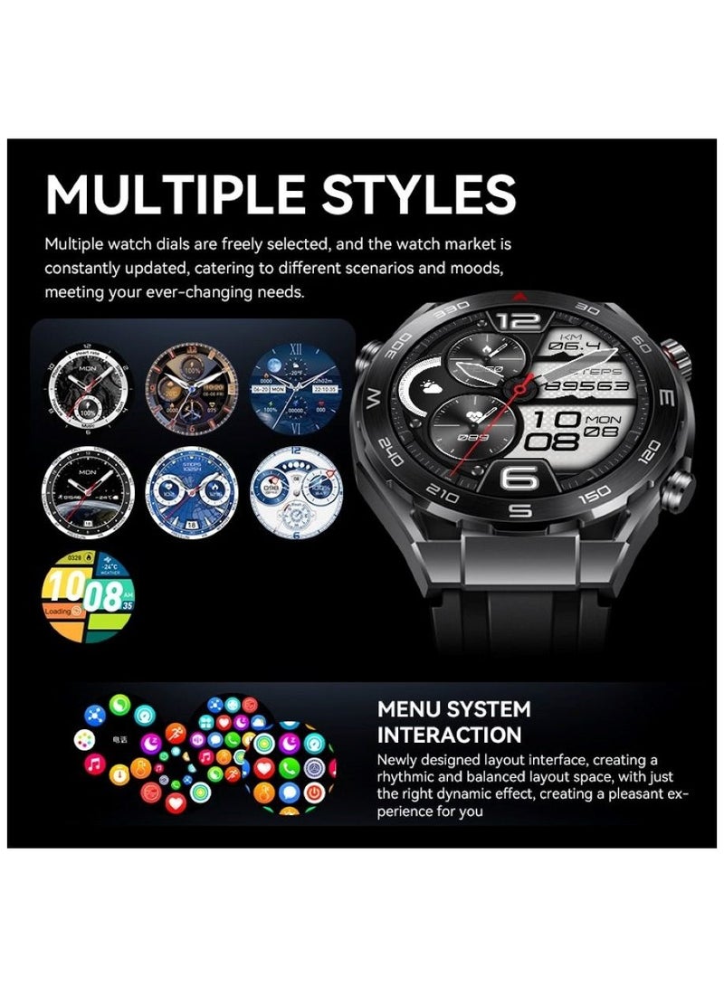 Smartwatch HW5 Max HD Large Screen Wearfit Black - Image 1