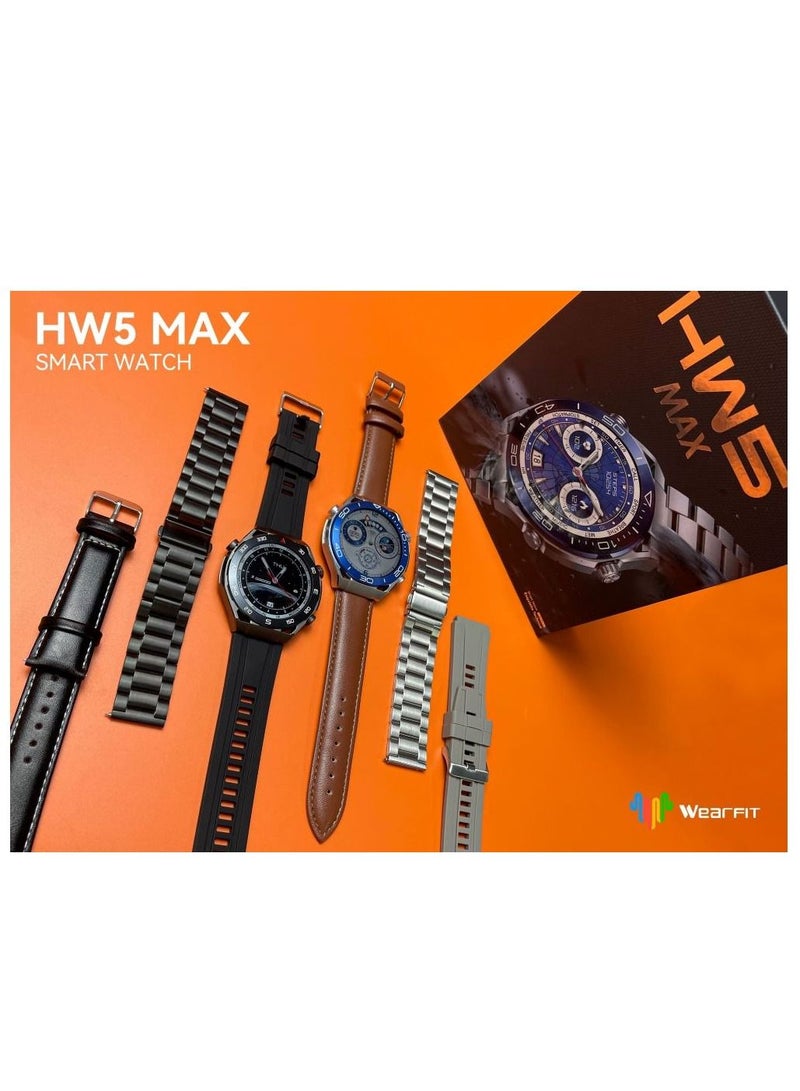 Smartwatch HW5 Max HD Large Screen Wearfit Black - Image 2