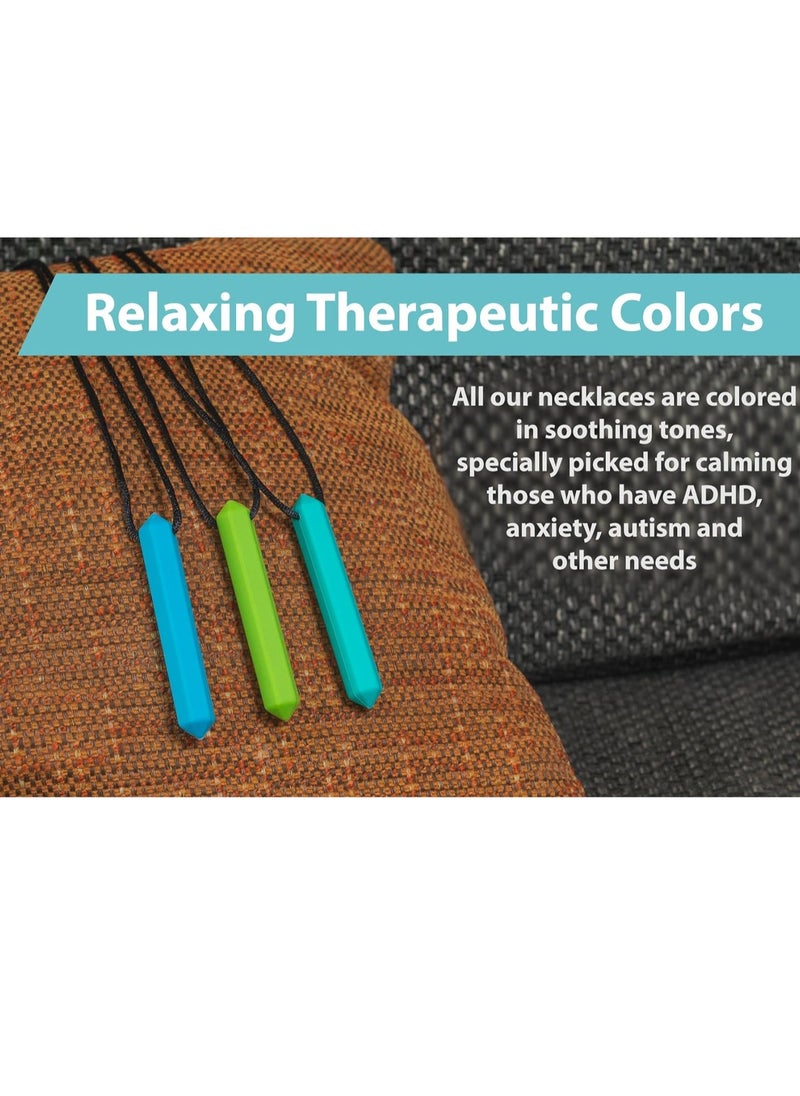 Gonice Best for Kids or Adults Who Like to Bite or Have Autism - Silicone Chew Pendant - Chewable Pendant for Boys and Girls  - Image 3