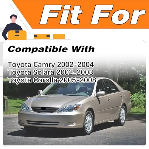 LEVANLIGHT Fog Lights Clear Lens Front Driving Lamps For Toyota Camry 2002-2004|Corolla 2005-2008|Solara 2002-2003 W/ 9006 12V 55W Halogen Bulb|Switch and Wiring Kit |81220-AA011,81210-AA0112 - Image 3