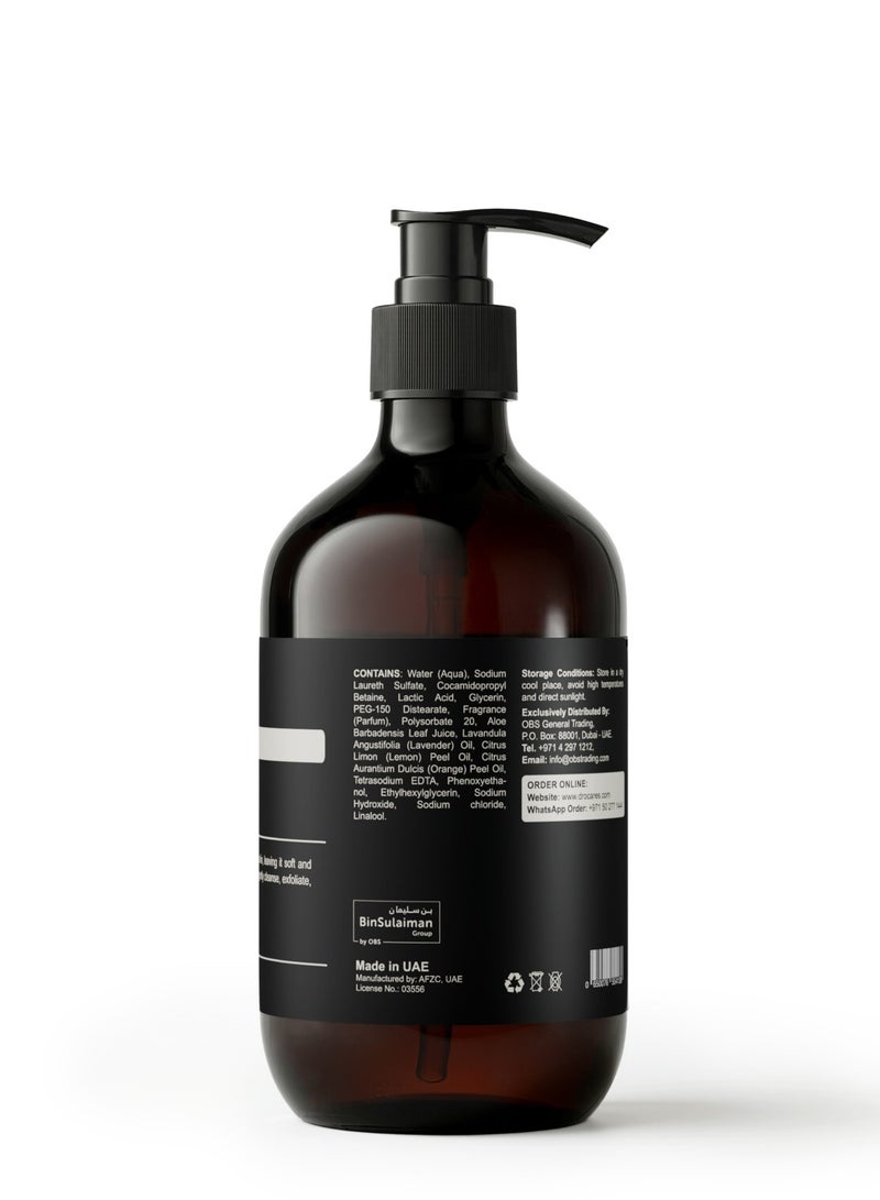 DR.O Premium Antibacterial Hand Wash | EXQUISITE OUD | 500ml | Liquid Soap Enriched With Natural Moisturizers  | pH-Balanced Hydrating Formula Cleanses & Softens Skin | French Formulation & UAE Made - Image 2