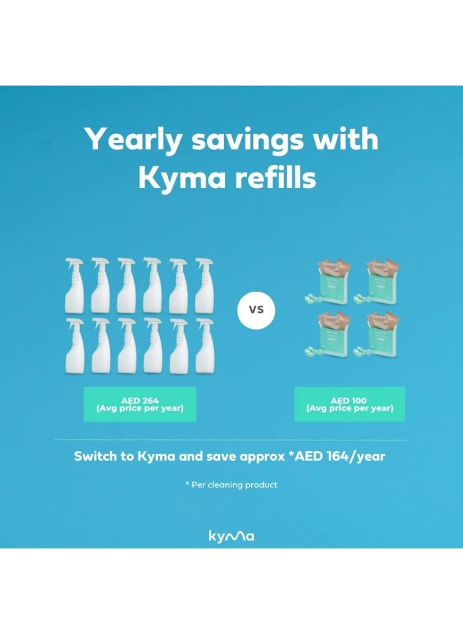 Kyma Fab Four 500ML of each Cleaning Product