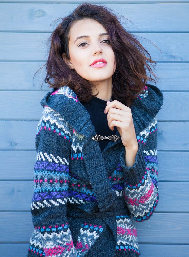 Vintage Sweater Shawl Clips Set of 4 - Elegant Cardigan Collar Clips and Dress Shirt Brooches for Women and Girls, Perfect for Capes and Shawls. - Image 3