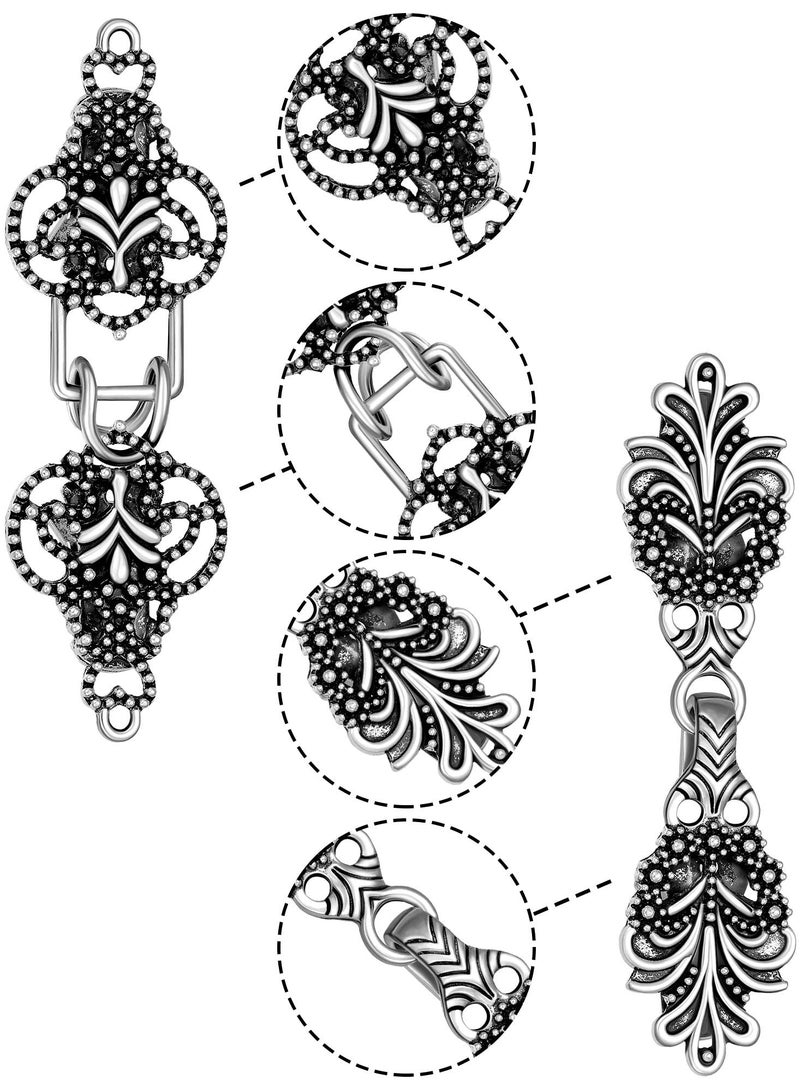 Vintage Sweater Shawl Clips Set of 4 - Elegant Cardigan Collar Clips and Dress Shirt Brooches for Women and Girls, Perfect for Capes and Shawls. - Image 4