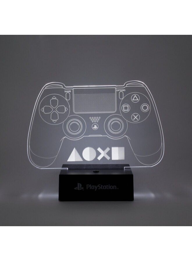 بالادون ضوء أكريليك للبلاي ستيشن، تصميم وحدة تحكم Dualshock 4، أكريليك شفاف، أزرار مميزة، قاعدة سوداء - Image 3