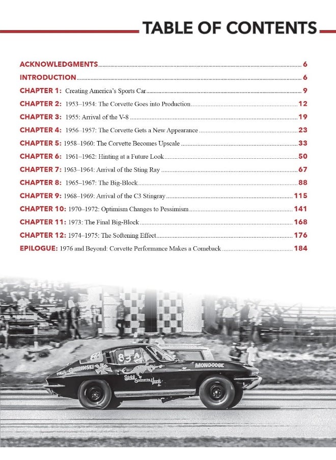 Quarter-Mile Corvettes 1953-1975: The History of Chevrolet's Sports Car at the Drag Strip  - Image 1