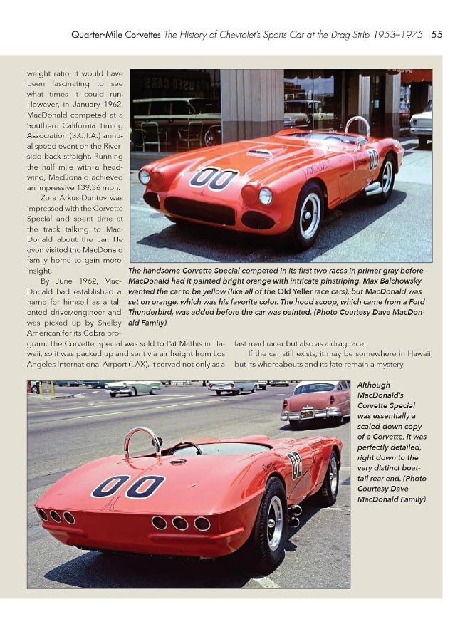 Quarter-Mile Corvettes 1953-1975: The History of Chevrolet's Sports Car at the Drag Strip  - Image 5