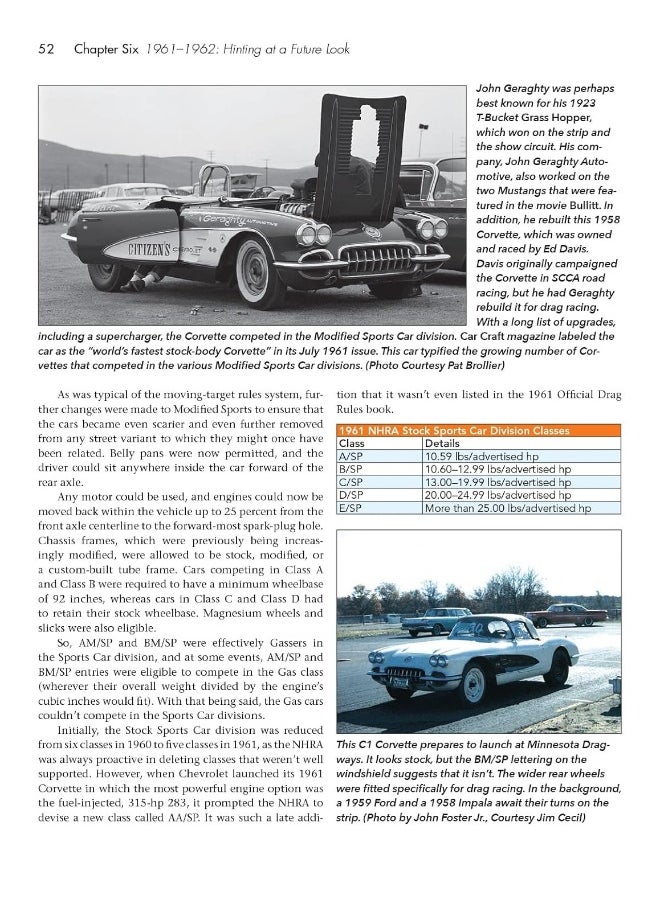Quarter-Mile Corvettes 1953-1975: The History of Chevrolet's Sports Car at the Drag Strip  - Image 2
