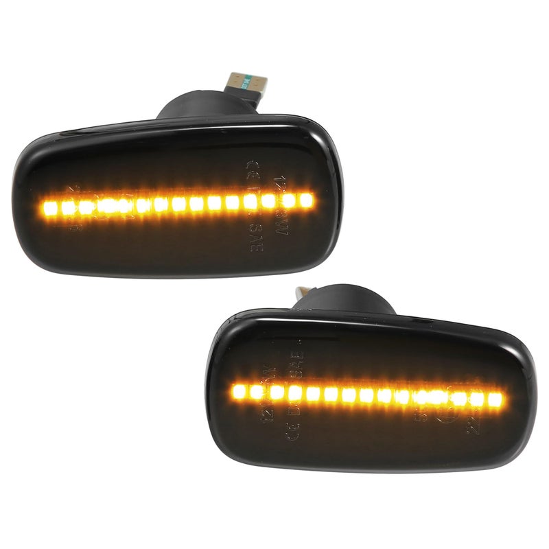 X AUTOHAUX X AUTOHAUX 1 Pair Side Marker Turn Signal Light NO.8173053011/8173153011 for Toyota Altezza XE10 1998-2005 for Toyota Corolla E120 2002-2004 - Image 1