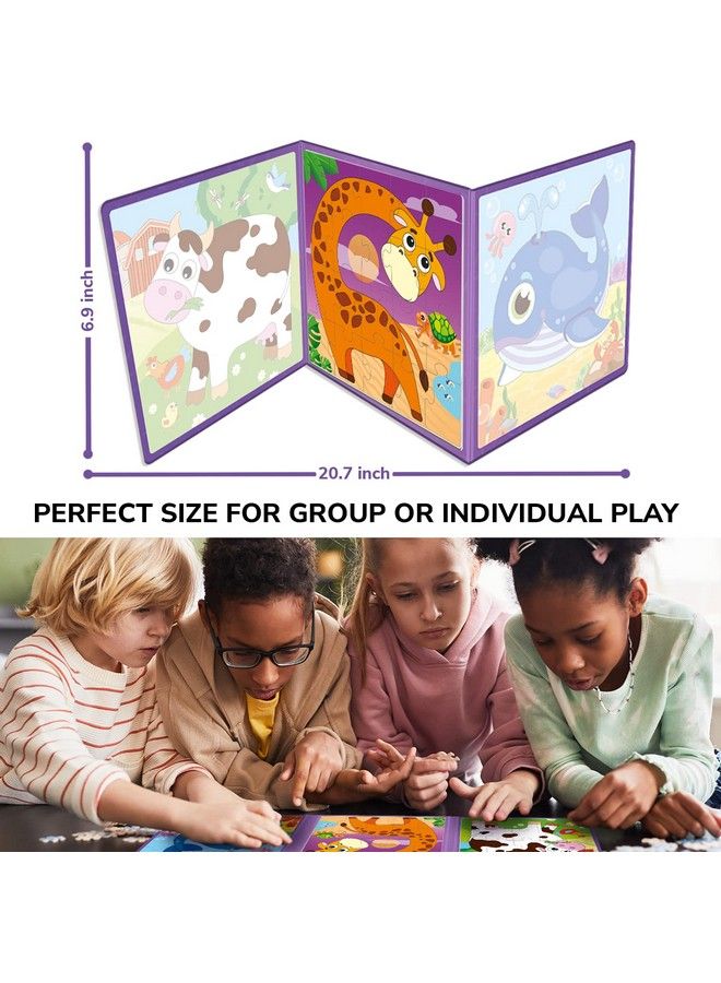 quokka ألغاز مغناطيسية للأطفال من 13 إلى 20 قطعة ألغاز سفر للأطفال بعمر 24 عامًا بواسطة كواكا أنشطة سيارة الحيوانات لعبة للأولاد والبنات 48 عامًا مغناطيس التعلم لرحلة على الطريق - Image 4