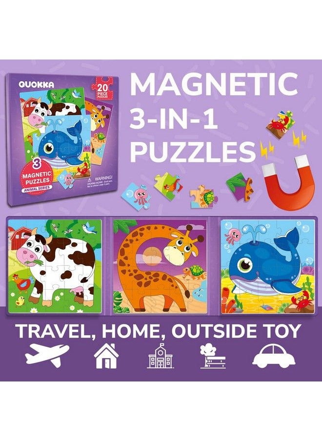 Magnetic Puzzles For Kids Ages 13 20 Pieces Travel Toddler Puzzles For 24 Year Olds By Quokka Animal Car Activities Toy For Boys And Girls 48 Yo Learning Magnet For Road Trip - pzsku/ZE37F764E45434EA251CFZ/45/_/1688710949/351f8f8d-dfcd-4238-b5e2-5d85b1672ff1