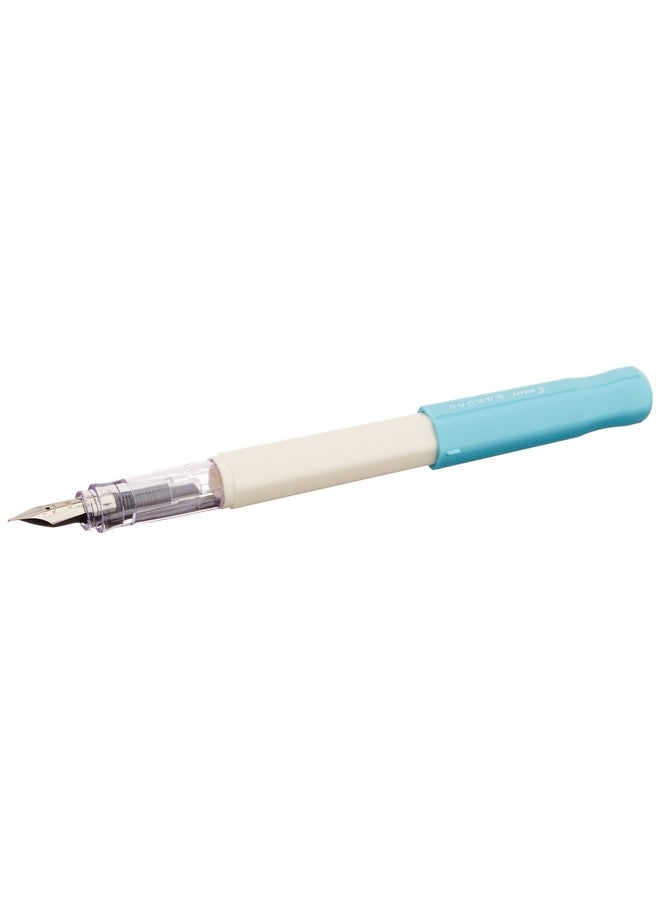 PILOT PILOT KAKUNO FOUNTAIN PEN WHITE BODY SOFT BLUE CAP  - Image 1