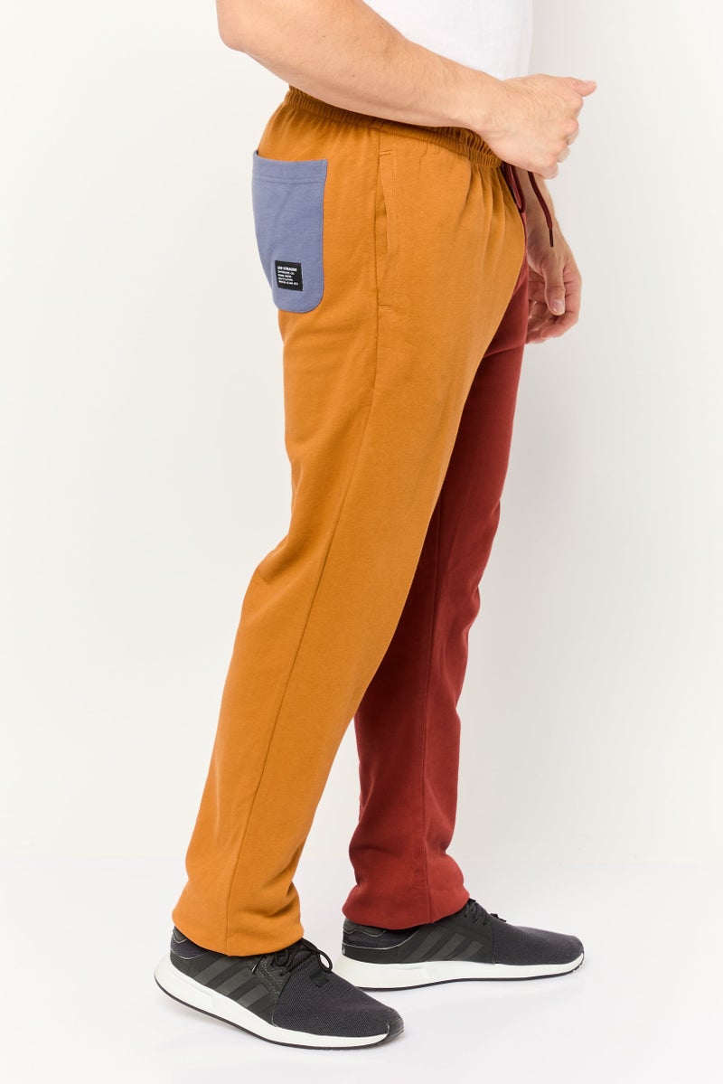 Levi's Men Regular Fit Two Tone Jogger Pants,Brown  - Image 4