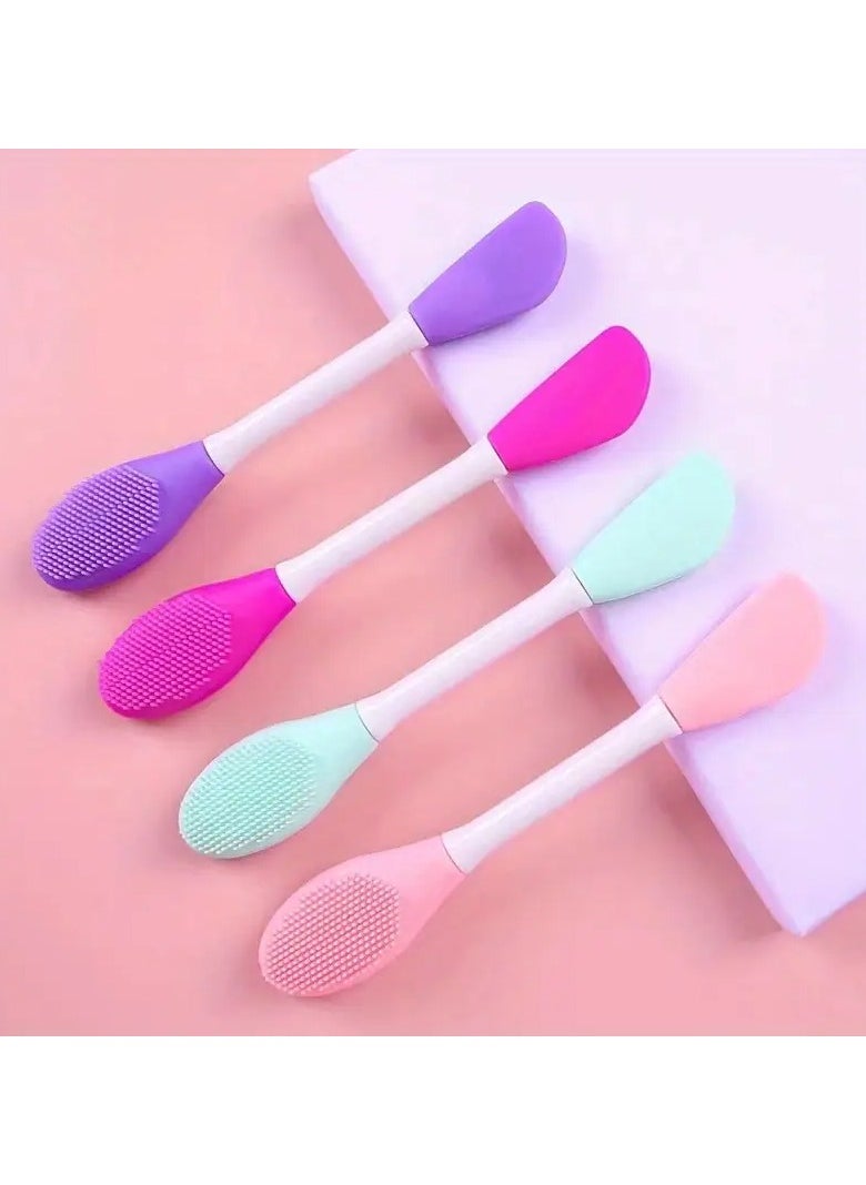 LANGMANNI Silicone Facial Brush with 2 Heads, Deep Cleansing and Acne Removal, Gentle and Hypoallergenic, No Electricity Required  - Image 3