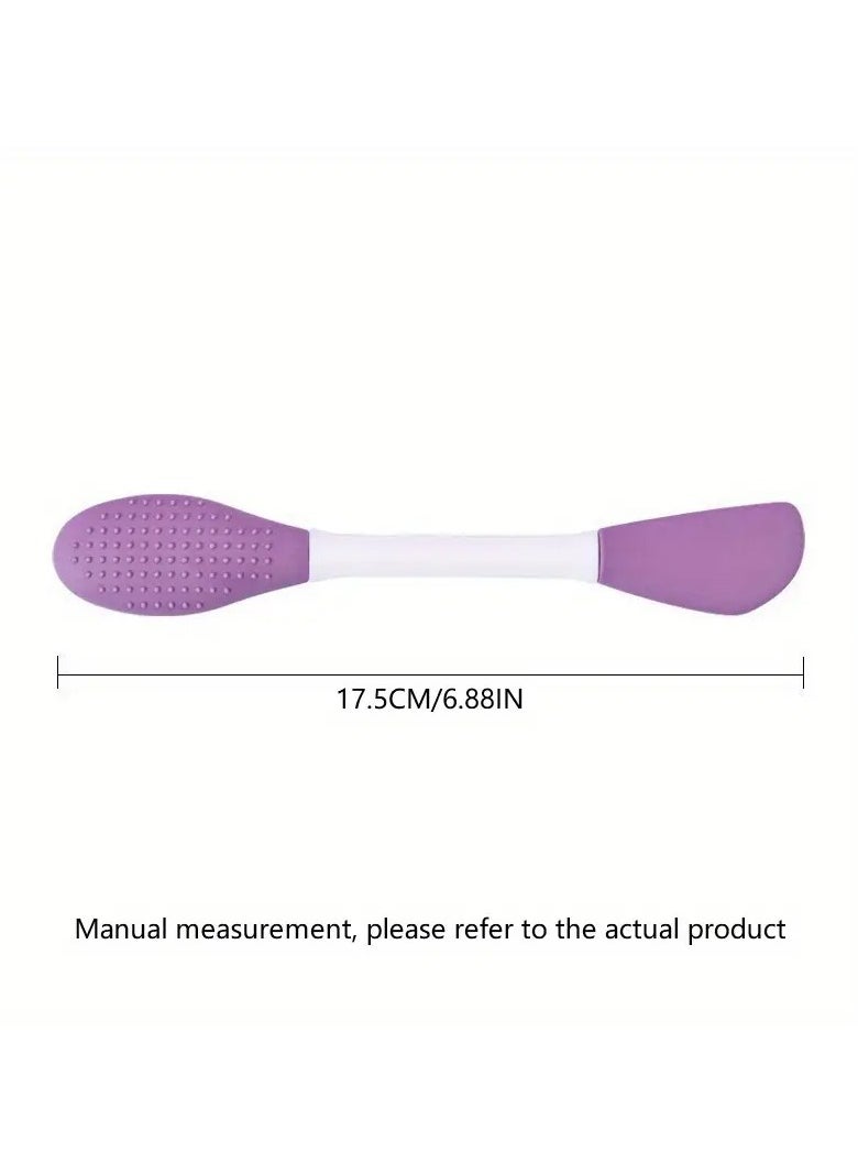 LANGMANNI Silicone Facial Brush with 2 Heads, Deep Cleansing and Acne Removal, Gentle and Hypoallergenic, No Electricity Required  - Image 4