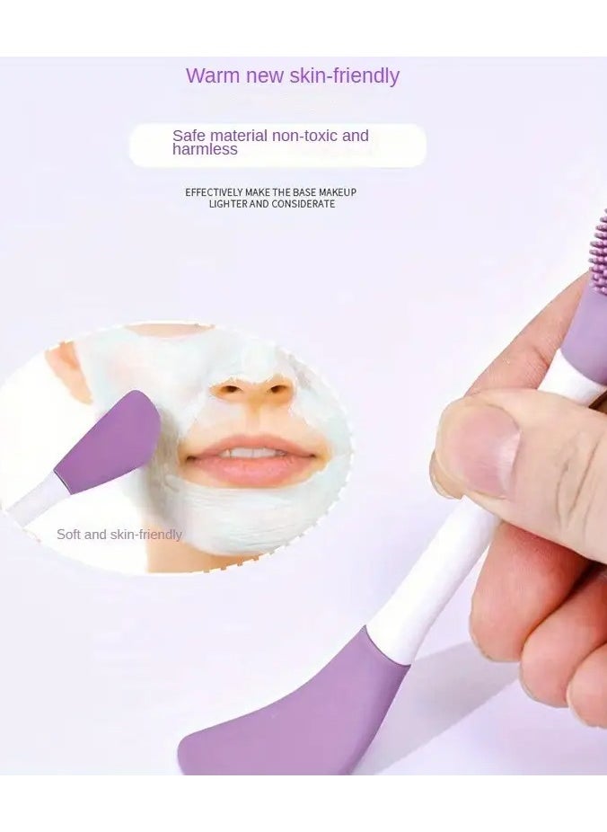 LANGMANNI Silicone Facial Brush with 2 Heads, Deep Cleansing and Acne Removal, Gentle and Hypoallergenic, No Electricity Required  - Image 5