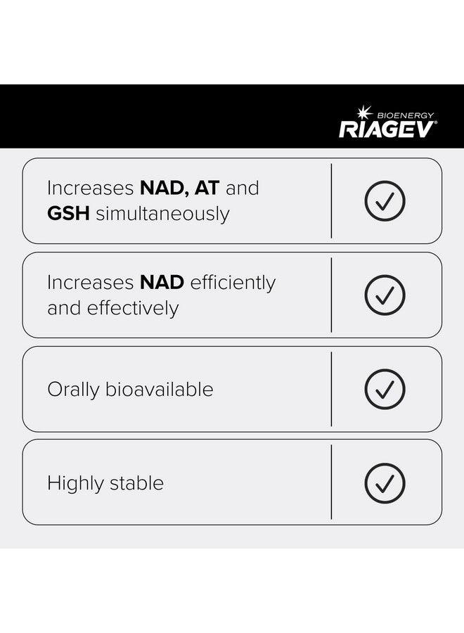 تونيق مكمل غذائي عالي القوة 1500 مجم NAD+ - مكونات تم اختبارها سريريًا بواسطة جهة خارجية مع RiaGev-WS™ الحاصلة على براءة اختراع، والريسفيراترول، والنياسين - 60 كبسولة TQ - Image 4